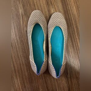 Rothy's Women's pink and blue sparkle flats size 8